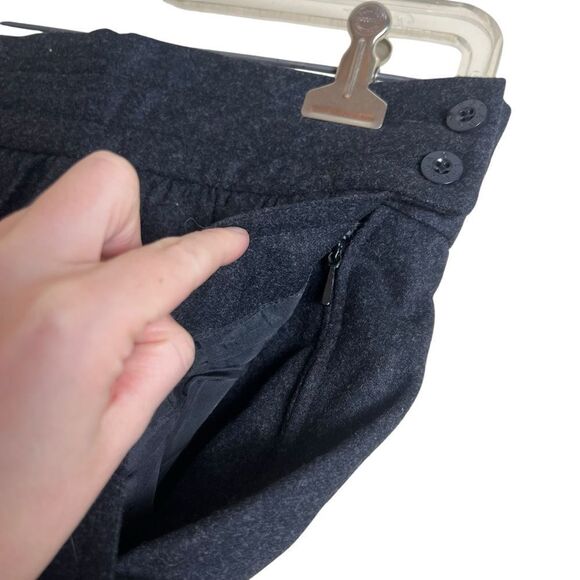 Escada Elegant dark grey 100% wool Midi Skirt - Picture 10 of 12